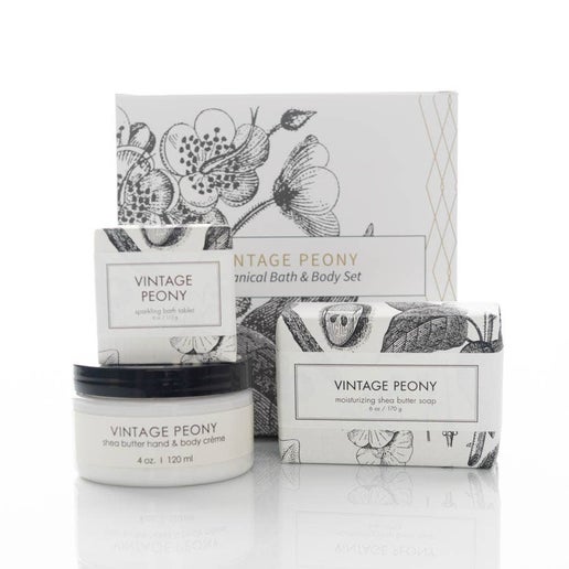 Botanical Gift Set - Vintage Peony